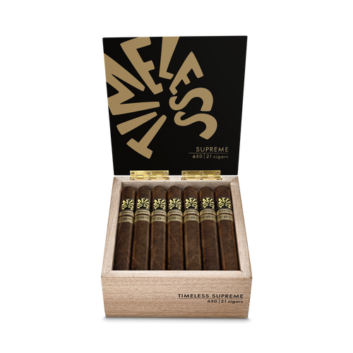 Ferio Tego Timeless Supreme 650  open Box of 21 cigars