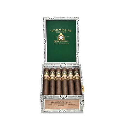 Ferio Tego Metropolitan Host Hudson Maduro  open Box of 18 cigars
