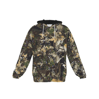 KRAZY CAMO Men's Forrest Camo Fleece Zip-Up Hoodie