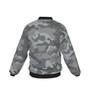 KRAZY CAMO Gray Classic Camo Bomber Jacket with Sleeve Pocket - Windproof 160g/m² Polyester