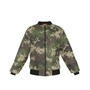 KRAZY CAMO Green Hunters Camo Bomber Jacket with Sleeve Pocket - Windproof 160g/m² Polyester