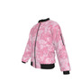KRAZY CAMO Pink Pixel Camo Bomber Jacket with Sleeve Pocket - Windproof 160g/m² Polyester