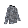 KRAZY CAMO Men's Gray Classic Camo Fleece Zip-Up Hoodie
