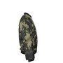 KRAZY CAMO Army Green Canvas Camo Bomber Jacket with Sleeve Pocket