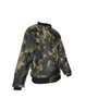 KRAZY CAMO Army Green Canvas Camo Bomber Jacket with Sleeve Pocket