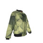KRAZY CAMO Green Polygon Crystal Camo Bomber Jacket with Sleeve Pocket
