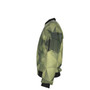 KRAZY CAMO Green Polygon Crystal Camo Bomber Jacket with Sleeve Pocket