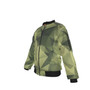 KRAZY CAMO Green Polygon Crystal Camo Bomber Jacket with Sleeve Pocket