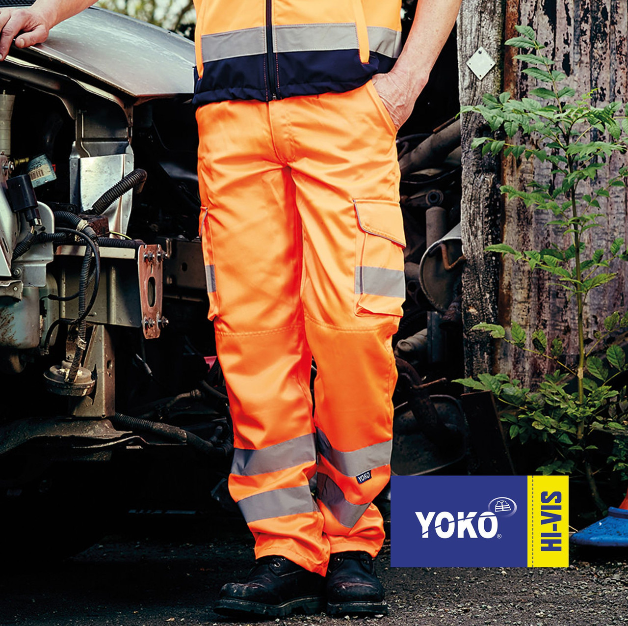 Cargo Pants Leo Workwear Trousers Hi Vis Mesh Pants Leo Workwear