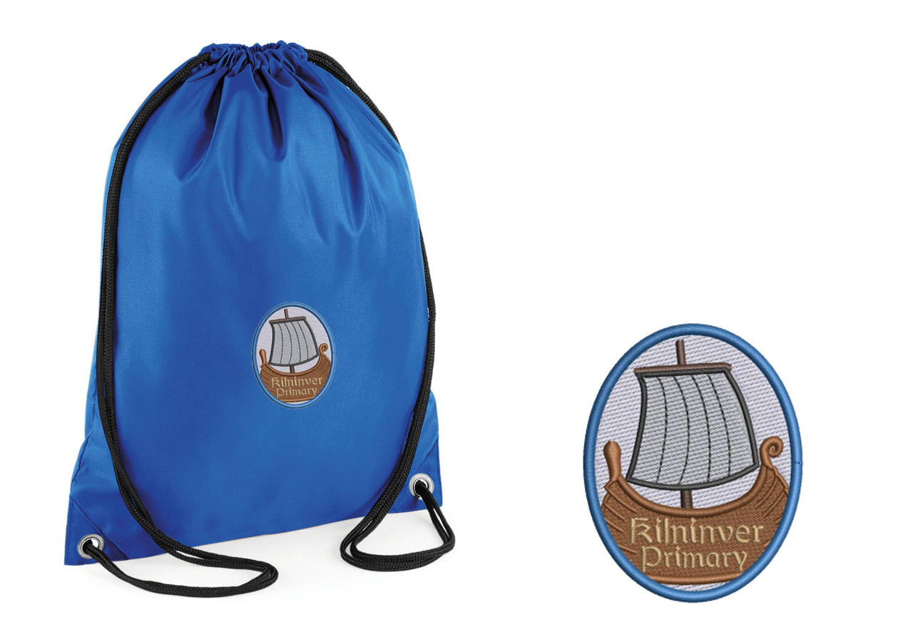 Kilninver Primary School Uniform Royal Blue Gym Bag KitYouOut