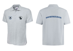 The Stable Club Children's Heather Grey Uneek Polo The Stable Club Children's Heather Grey Uneek Polo