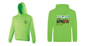 JH04J Appin Show Kids Electric Green Hoodie Design 2 JH04J Appin Show Kids Electric Green Hoodie Design 2