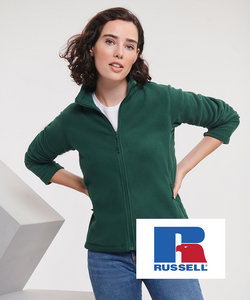 8700F Russell Women's Full-Zip Outdoor Fleece Bottle Green 8700F Russell Women's Full-Zip Outdoor Fleece Bottle Green