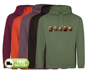 Hairy Haggis Clan Novelty Printed Hoodie Hairy Haggis Clan Novelty Printed Hoodie