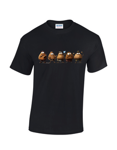 Hairy Haggis Clan printed t-shirt black Hairy Haggis Clan printed t-shirt black