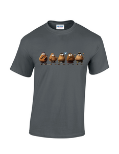 Hairy Haggis Clan printed t-shirt charcoal Hairy Haggis Clan printed t-shirt charcoal
