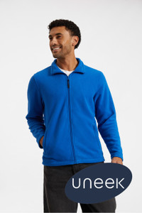 Uneek UC609 Lightweight Full Zip Microfleece Jacket made from 210gsm anti-pill polyester fleece for workwear