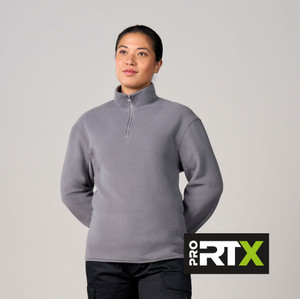 Pro RTX RX415 pro 1/4 zip microfleece for workwear and uniforms