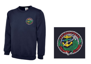 Lochgilphead Primary School navy blue sweatshirt with embroidered school logo