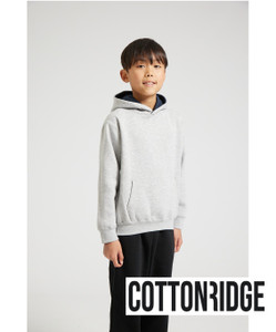Cottonridge W73K Eclipse premium kids contrast hoodie embroidered or printed