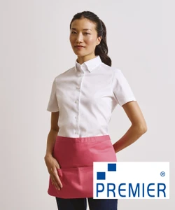 Premier PR155 Colours 3-Pocket Apron custom hospitality waist apron