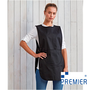 PR172 Premier Black Long Length Tabard PR172 Premier Black Long Length Tabard