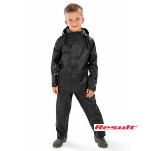 R225J Result Core Black Junior Rain Suit R225J Result Core Black Junior Rain Suit