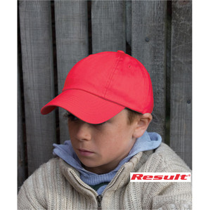 RC18J Result Red Junior Low Profile Cotton Cap RC18J Result Red Junior Low Profile Cotton Cap