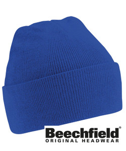 Beechfield BC45B junior cuffed beanie embroidered kids winter hat
