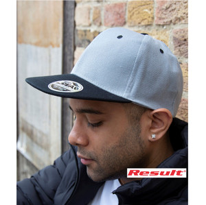 RC82X Result Heather Grey/Black Bronx Original Snapback Cap RC82X Result Heather Grey/Black Bronx Original Snapback Cap
