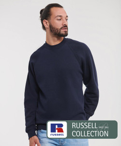 Russell 7620M classic sweatshirt custom printed or embroidered workwear