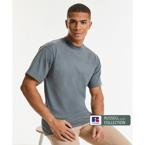 J180M Russell Convoy Grey Super Ringspun T-Shirt J180M Russell Convoy Grey Super Ringspun T-Shirt