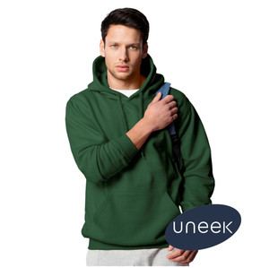 UC502 Uneek Classic Hoodie Bottle Green available plain, printed or embroidered from Kit-You-Out UC502 Uneek Classic Hoodie Bottle Green available plain, printed or embroidered from Kit-You-Out