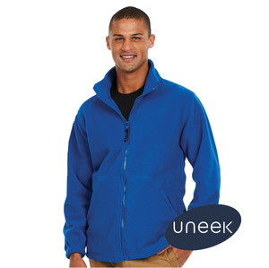 UC604 Uneek Classic Full Zip Fleece Jacket Royal Blue UC604 Uneek Classic Full Zip Fleece Jacket Royal Blue