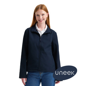 Uneek UC613 ladies classic full zip softshell jacket for workwear