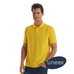 UC102 Uneek Premium Polo Shirt Yellow UC102 Uneek Premium Polo Shirt Yellow