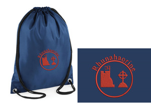 Rhunahaorine Primary School Uniform Navy Gym Bag Rhunahaorine Primary School Uniform Navy Gym Bag