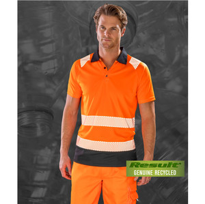R501X Result Orange Recycled Safety Polo R501X Result Orange Recycled Safety Polo