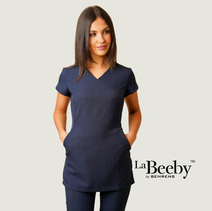 La Beeby Nina Navy Ladies Fitted Tunic La Beeby Nina Navy Ladies Fitted Tunic