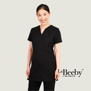 La Beeby Hayley Black Ladies V-Neck Tunic La Beeby Hayley Black Ladies V-Neck Tunic