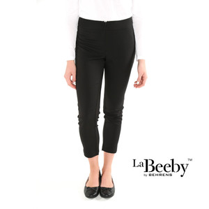 La Beeby Etta Black Ladies Crop Trouser La Beeby Etta Black Ladies Crop Trouser