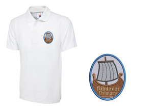 Kilninver Primary School Uniform Adult Polo Shirt White Kilninver Primary School Uniform Adult Polo Shirt White
