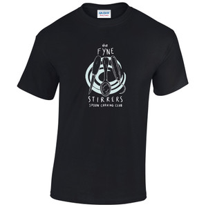 GD005 Gildan Black Fyne Stirrers printed Heavy Cotton T GD005 Gildan Black Fyne Stirrers printed Heavy Cotton T