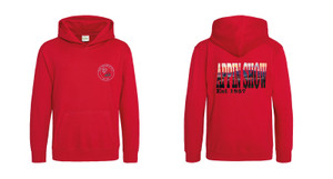 JH01J Appin Show Kid's Hoodie Fire Red Design 1 JH01J Appin Show Kid's Hoodie Fire Red Design 1