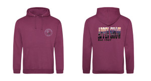 JH001 Appin Show Adult Hoodie Burgundy Smoke Design 1 JH001 Appin Show Adult Hoodie Burgundy Smoke Design 1