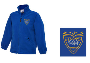 Craignish Primary School Children's Fleece Jacket Royal Blue Craignish Primary School Children's Fleece Jacket Royal Blue
