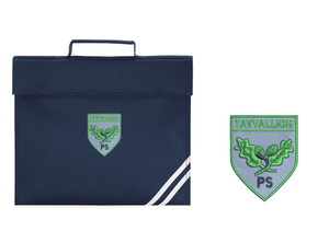 Tayvallich Primary School navy blue book bag Tayvallich Primary School navy blue book bag