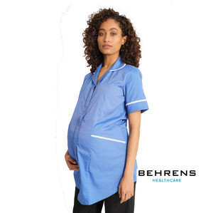 Behrens NCLTPSM Hospital Blue Maternity Healthcare Tunic Behrens NCLTPSM Hospital Blue Maternity Healthcare Tunic