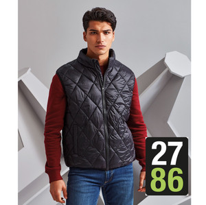 TS033 Navy Diamond Pane Padded Gilet TS033 Navy Diamond Pane Padded Gilet