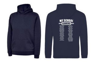 Primary School Leavers Hoodie 2026 Print 04 Navy Primary School Leavers Hoodie 2026 Print 04 Navy